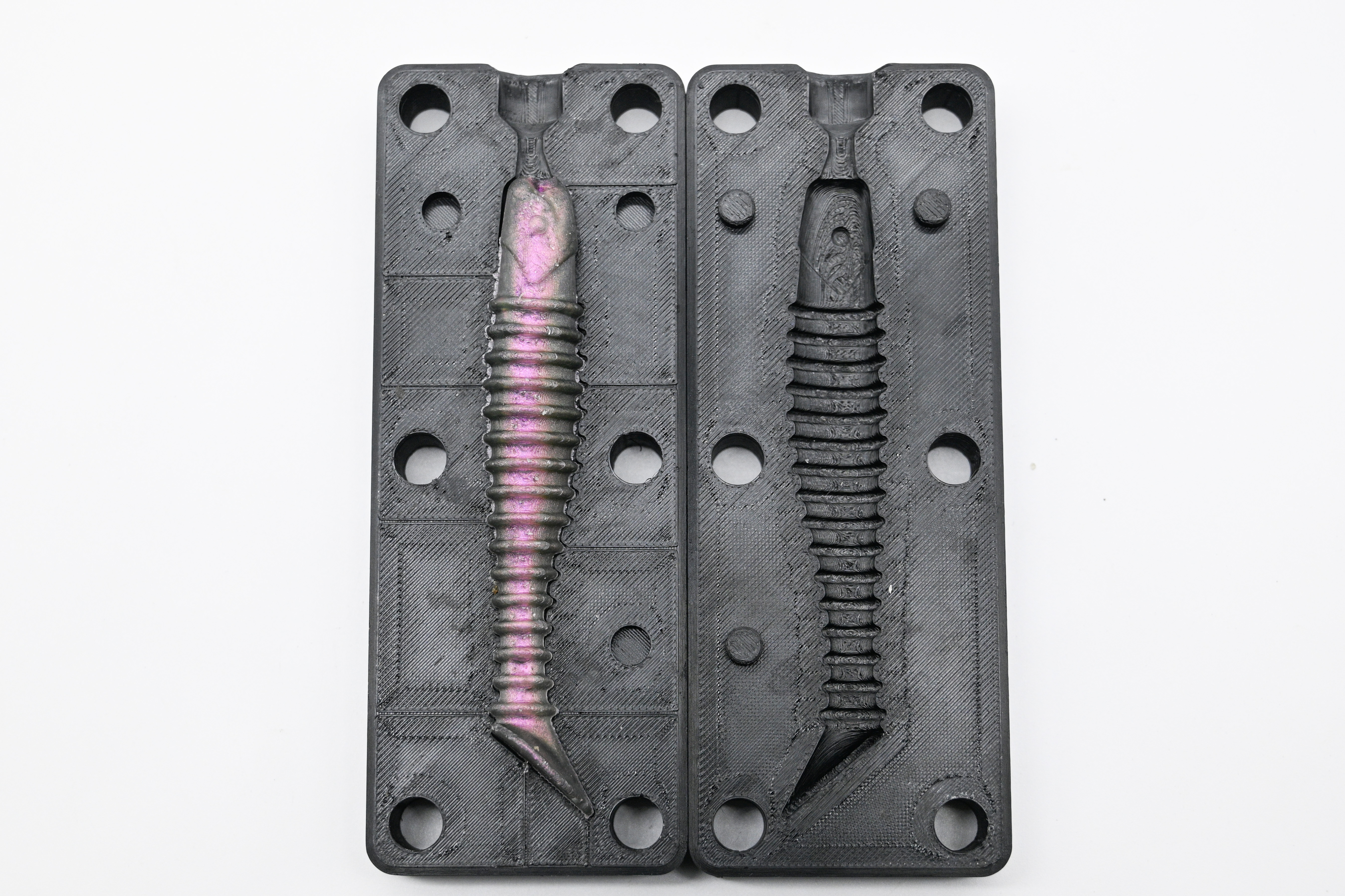 Ribbed Paddle Tail Swimbait-3inch image 2