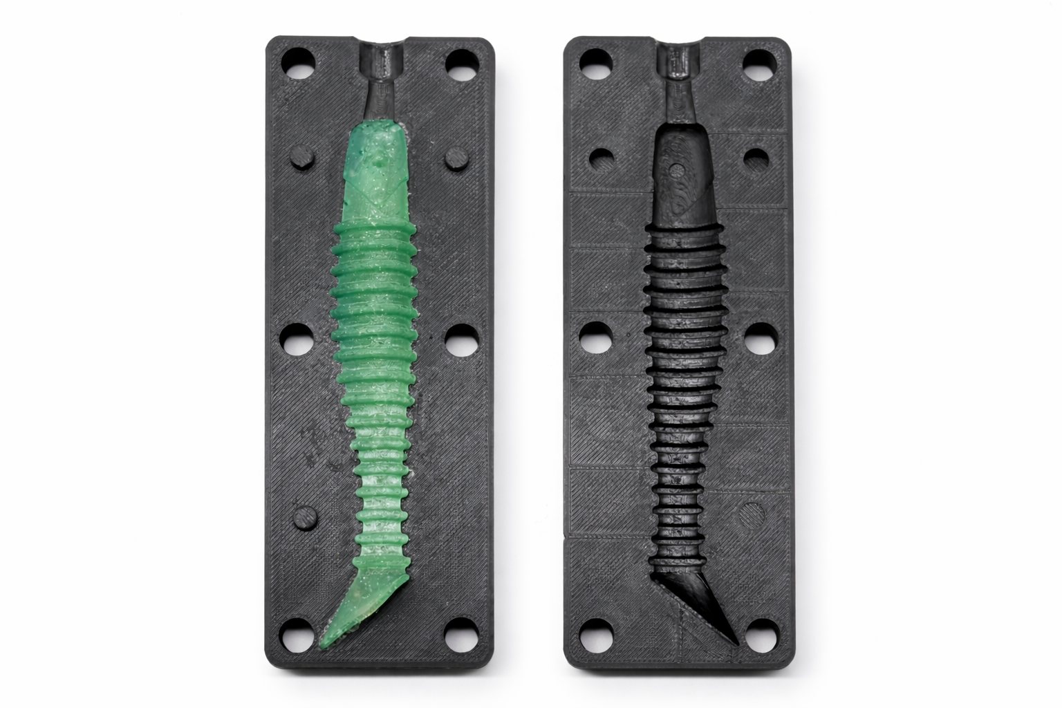 Ribbed Paddle Tail Swimbait-4inch image 2