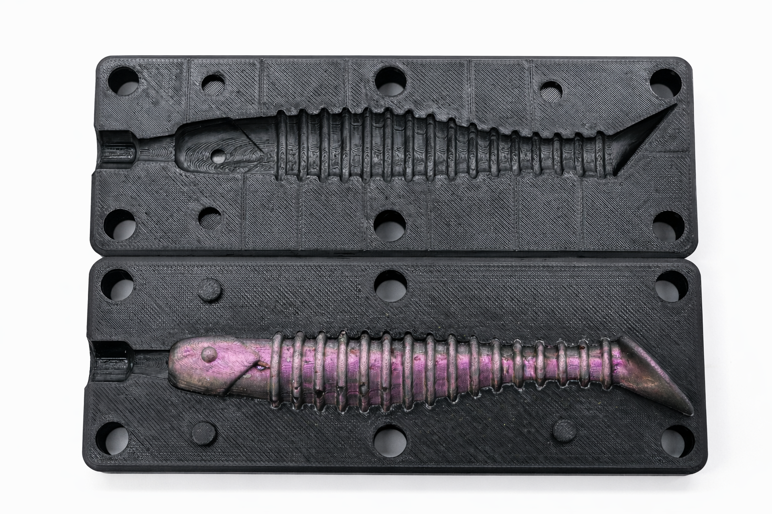 Ribbed Paddle Tail Swimbait-5inch image 2