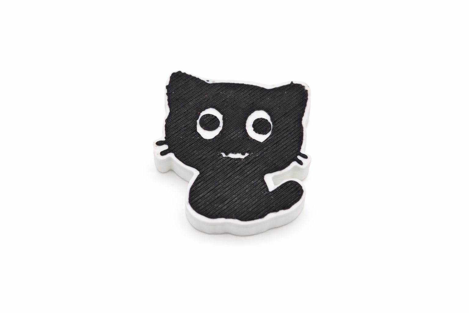 Black Cat Fridge Magnet image 3