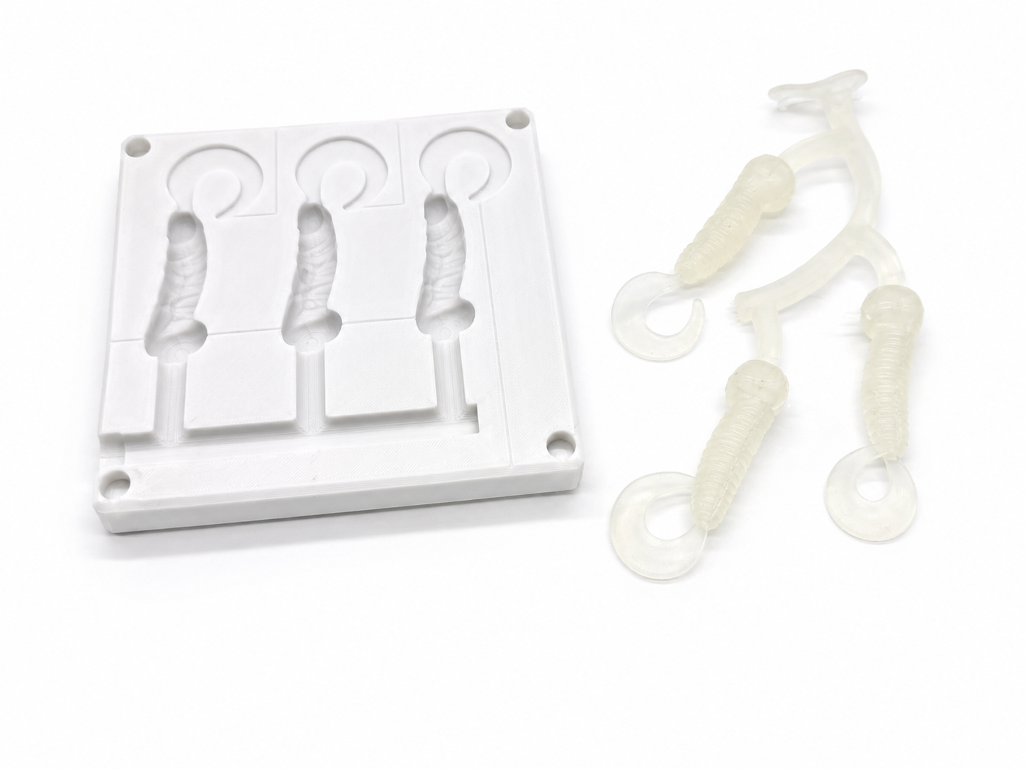 Little Willy Softlure 3-Cavity Mold image 2