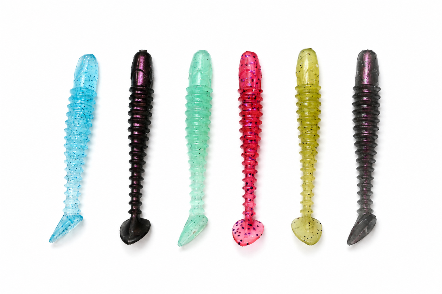 Ribbed Paddle Tail Swimbait-2inch image 3