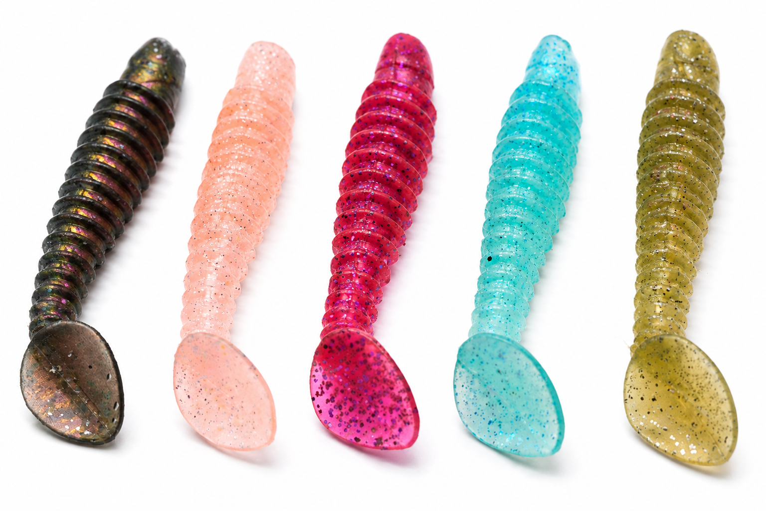 Ribbed Paddle Tail Swimbait-5inch